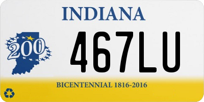 IN license plate 467LU