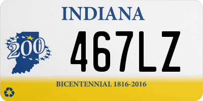 IN license plate 467LZ