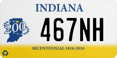 IN license plate 467NH
