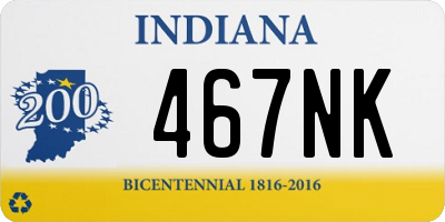 IN license plate 467NK