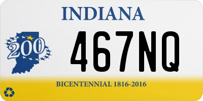 IN license plate 467NQ