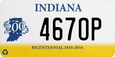 IN license plate 467OP