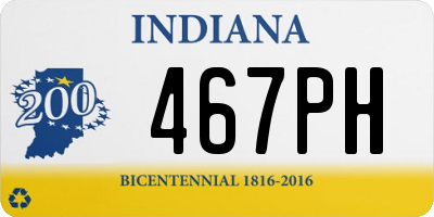 IN license plate 467PH