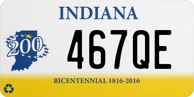 IN license plate 467QE