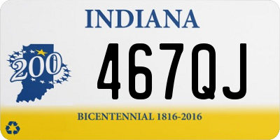 IN license plate 467QJ