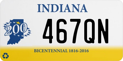 IN license plate 467QN