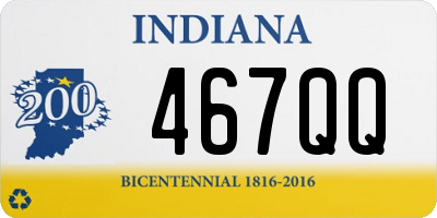 IN license plate 467QQ