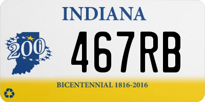 IN license plate 467RB