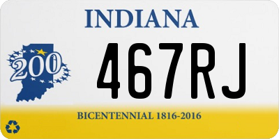 IN license plate 467RJ