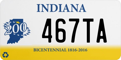 IN license plate 467TA