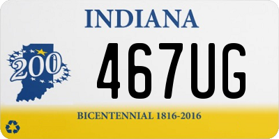 IN license plate 467UG