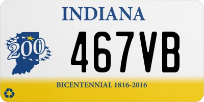 IN license plate 467VB