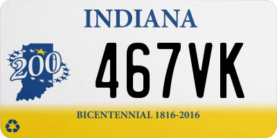 IN license plate 467VK