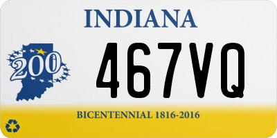 IN license plate 467VQ