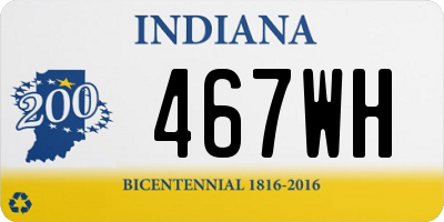 IN license plate 467WH