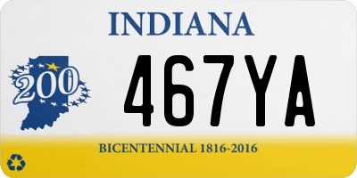 IN license plate 467YA