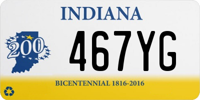 IN license plate 467YG