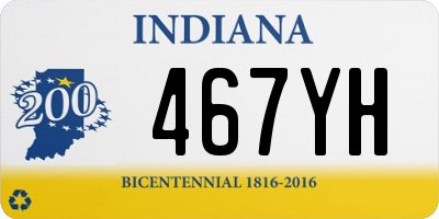 IN license plate 467YH