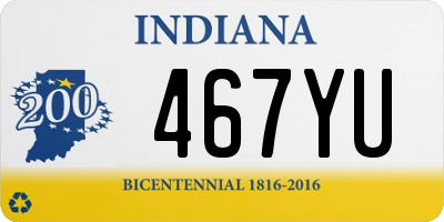 IN license plate 467YU