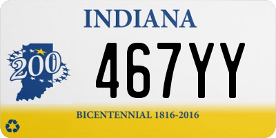 IN license plate 467YY