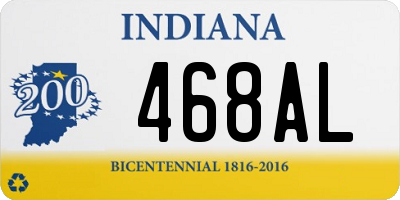 IN license plate 468AL