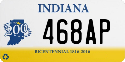 IN license plate 468AP