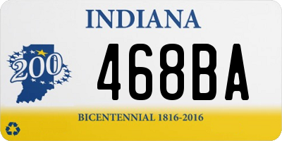 IN license plate 468BA