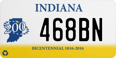 IN license plate 468BN