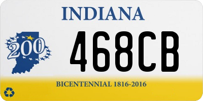 IN license plate 468CB