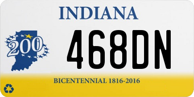 IN license plate 468DN