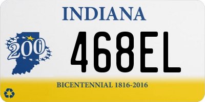 IN license plate 468EL