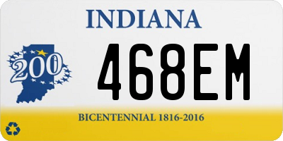 IN license plate 468EM