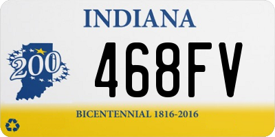 IN license plate 468FV