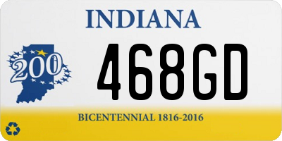 IN license plate 468GD