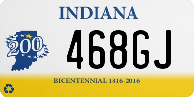 IN license plate 468GJ