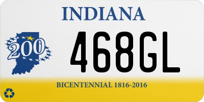 IN license plate 468GL