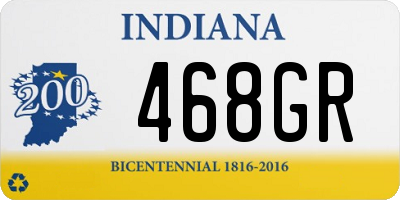 IN license plate 468GR