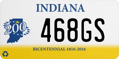 IN license plate 468GS