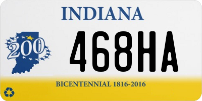 IN license plate 468HA