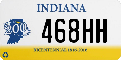 IN license plate 468HH