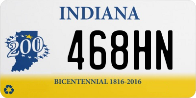 IN license plate 468HN