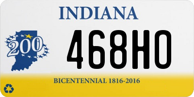 IN license plate 468HO