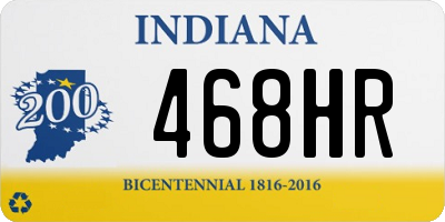 IN license plate 468HR
