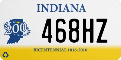 IN license plate 468HZ