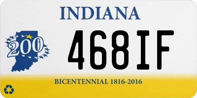 IN license plate 468IF