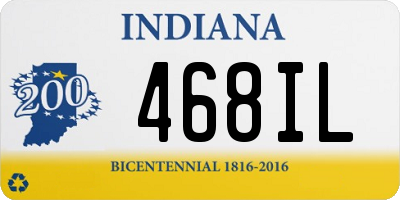 IN license plate 468IL