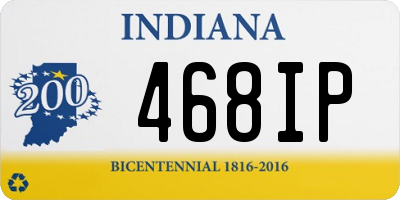 IN license plate 468IP