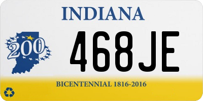 IN license plate 468JE