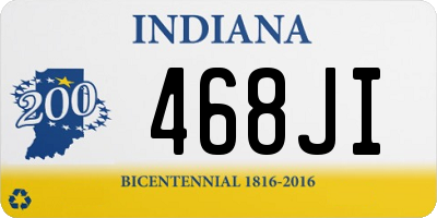 IN license plate 468JI