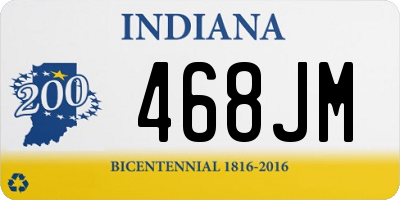 IN license plate 468JM